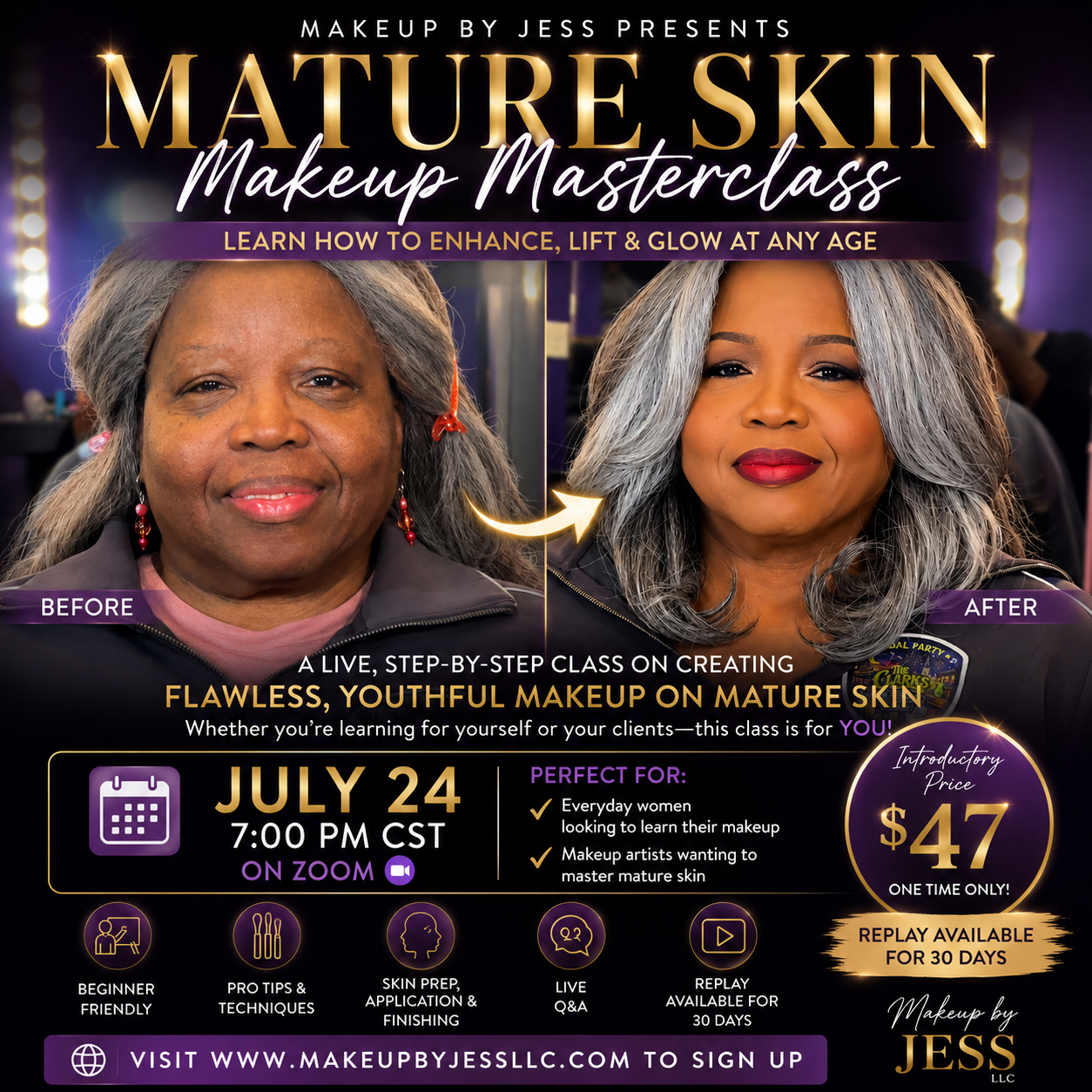 Mature Skin Makeup Masterclass
